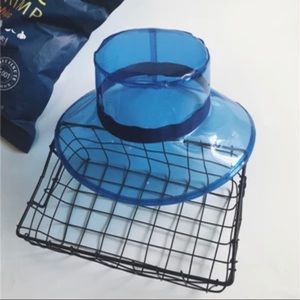 Blue Transparent Bucket Hat